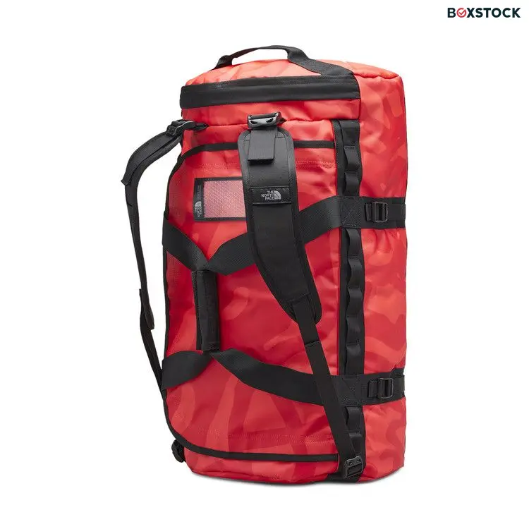 The North Face x KAWS Medium Basecamp Duffle 'Brilliant Coral' Red Spring/Summer 2022