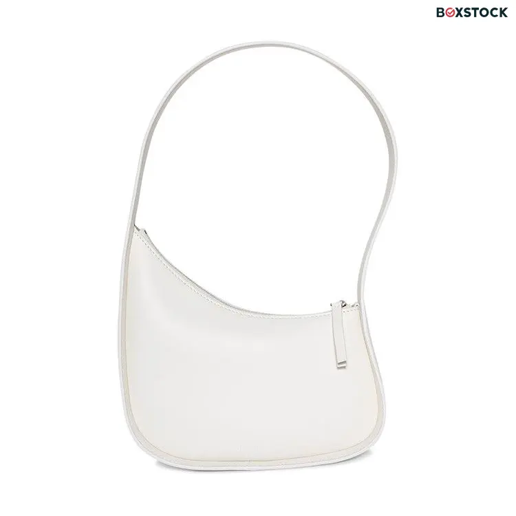 The Row Half Moon Shoulder Bag 'New Ivory' White Fall/Winter 2024