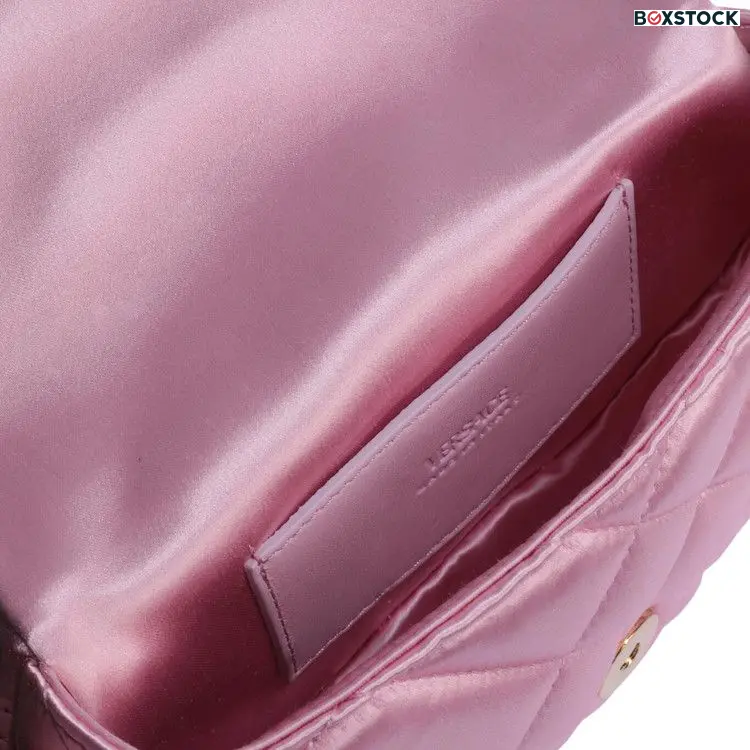 Versace Greca Goddess Quilted Satin Shoulder Bag 'Pale Pink'