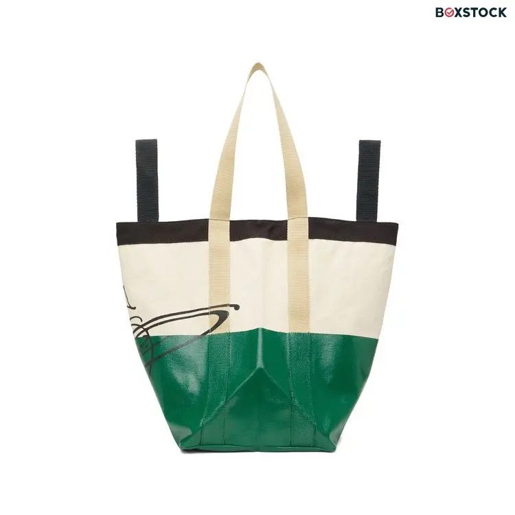 Vivienne Westwood Worker Runner Holdall Tote 'Beige/Green' Tan