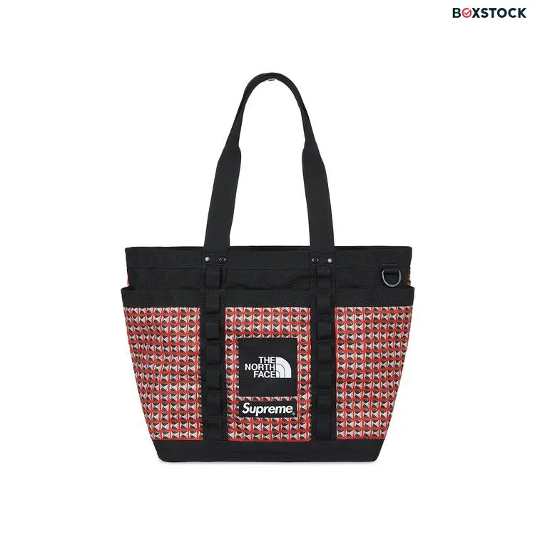 Supreme x The North Face Studded Explore Utility Tote 'Red' Spring/Summer 2021