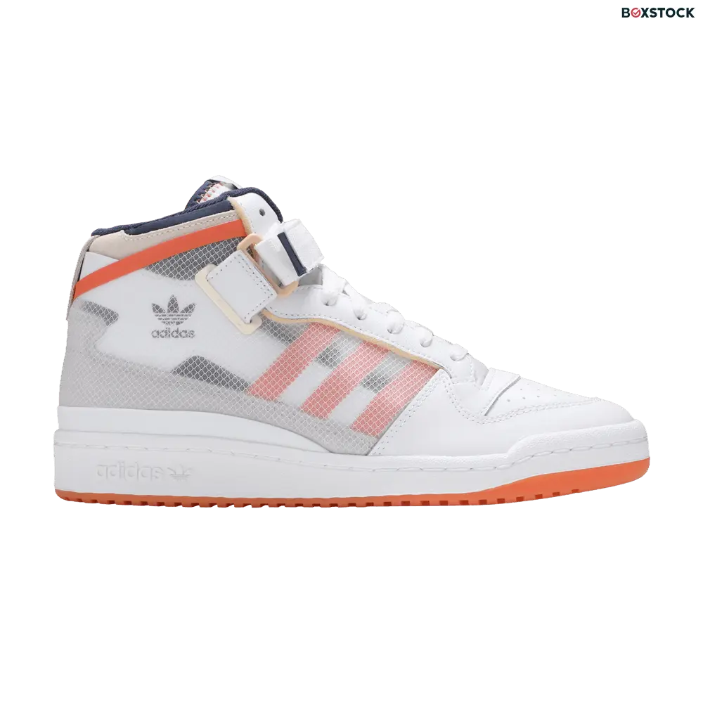 adidas Forum Mid TT White Acid Orange