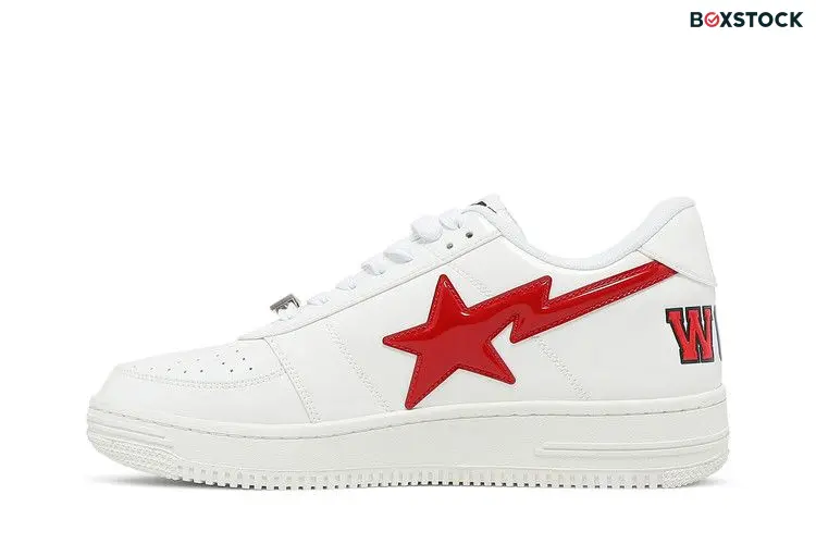 BAPE Bapesta Low M2 'Shark Face - White'