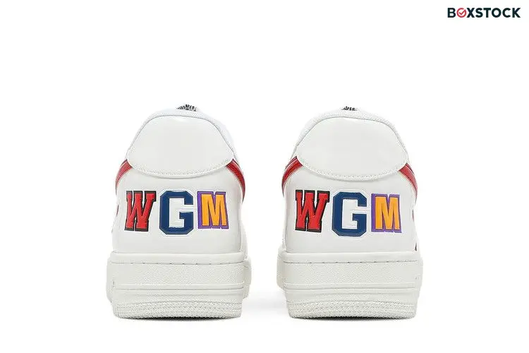 BAPE Bapesta Low M2 'Shark Face - White'