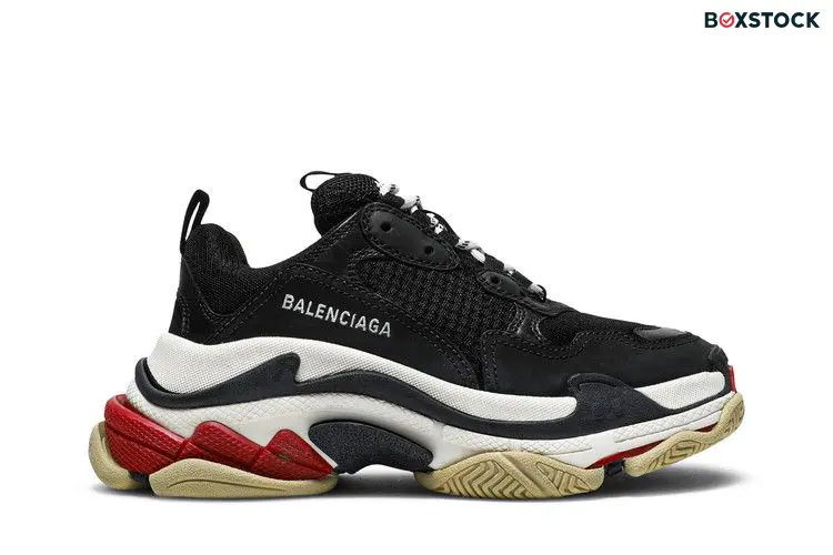 Balenciaga Wmns Triple S Sneaker 'Black Red'