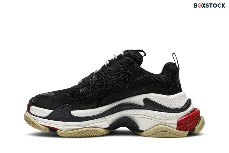 Balenciaga Wmns Triple S Sneaker 'Black Red'