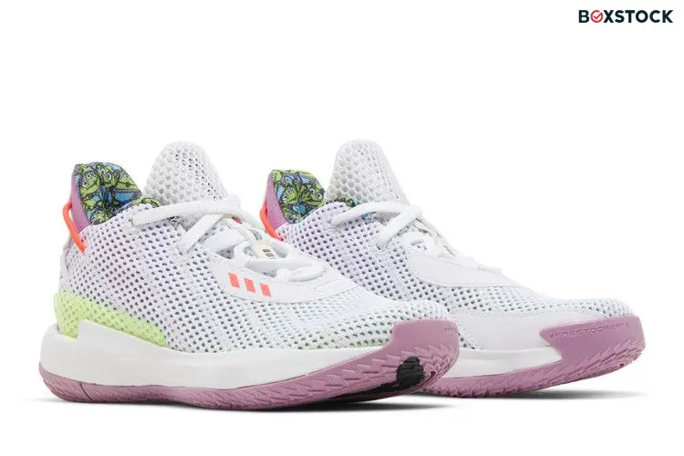 adidas Toy Story x Dame 7 Little Kid 'Buzz' White