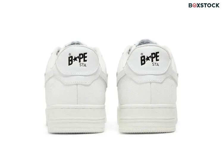 BAPE Bapesta M2 Low 'Triple White'