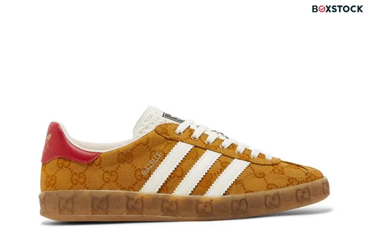Adidas x Gucci Wmns Gazelle 'GG Monogram' Brown