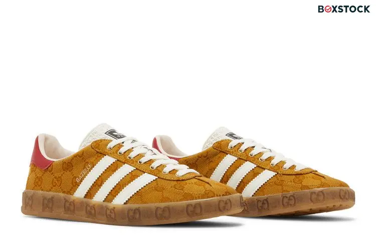 Adidas x Gucci Wmns Gazelle 'GG Monogram' Brown