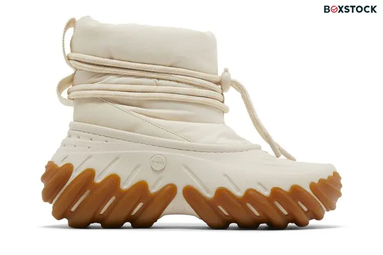Crocs Echo Boot 'Stucco' Cream