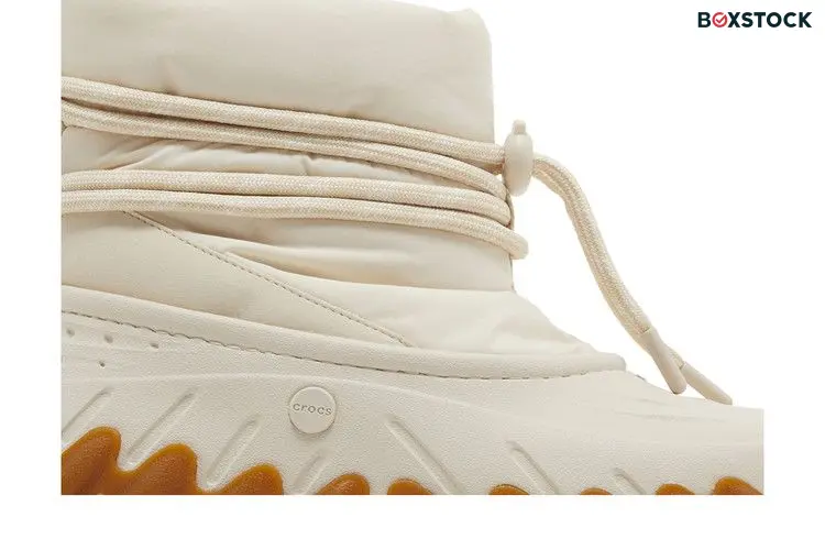 Crocs Echo Boot 'Stucco' Cream