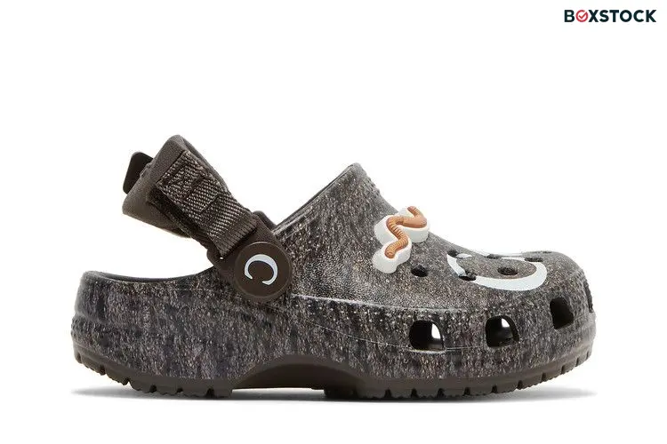 Crocs Anwar Carrots x Clog Kids 'Soil - Espresso' Black