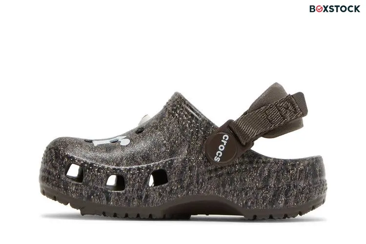 Crocs Anwar Carrots x Clog Kids 'Soil - Espresso' Black