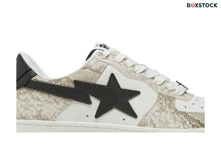BAPE Bapesta 'Beige Snakeskin' Tan