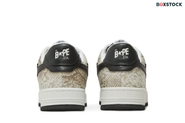 BAPE Bapesta 'Beige Snakeskin' Tan