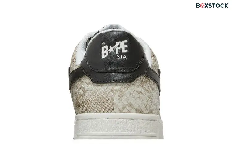 BAPE Bapesta 'Beige Snakeskin' Tan