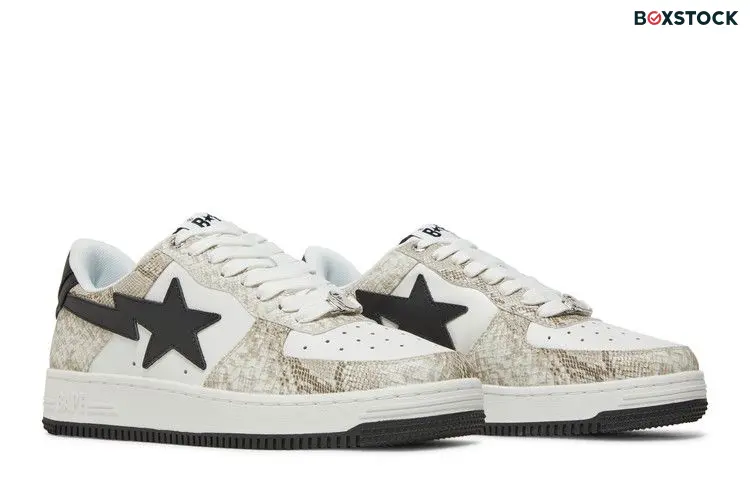 BAPE Bapesta 'Beige Snakeskin' Tan