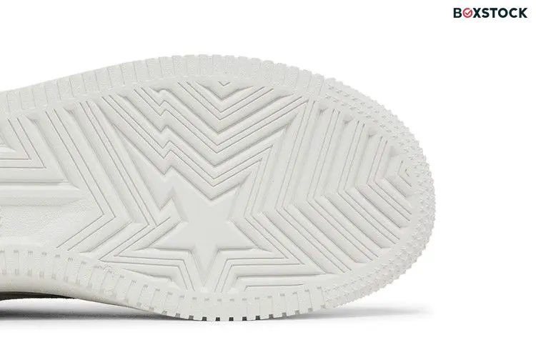 BAPE Solebox x Bapesta 'Light Beige Line Camo' Grey