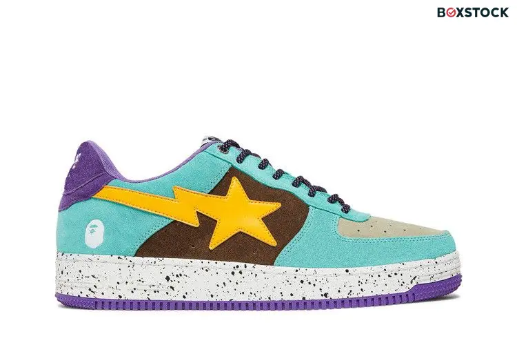 BAPE Bapesta 2 'Brown Yellow'