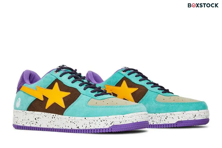 BAPE Bapesta 2 'Brown Yellow'