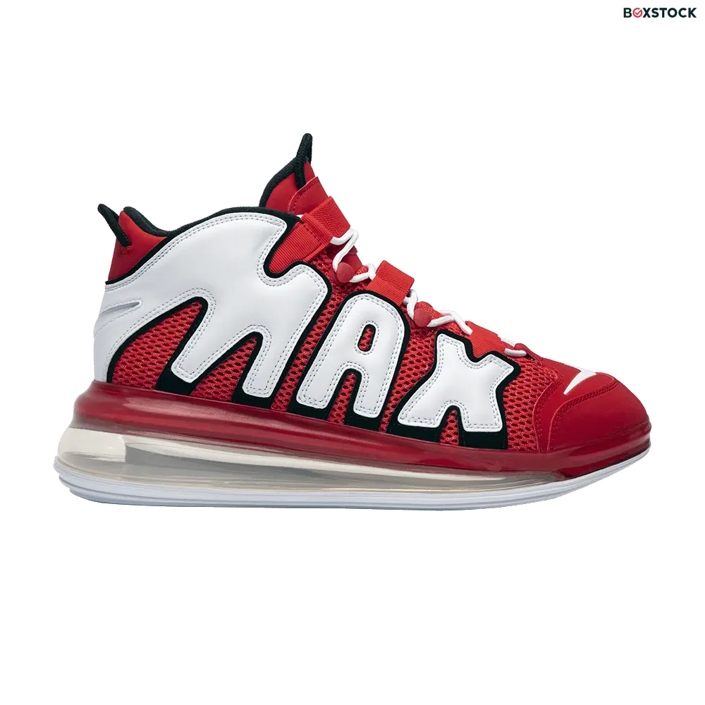 Nike Air More Uptempo 720 University Red White Black