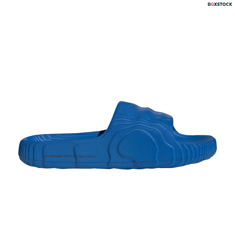 adidas Adilette 22 Slides Blue Bird Core Black