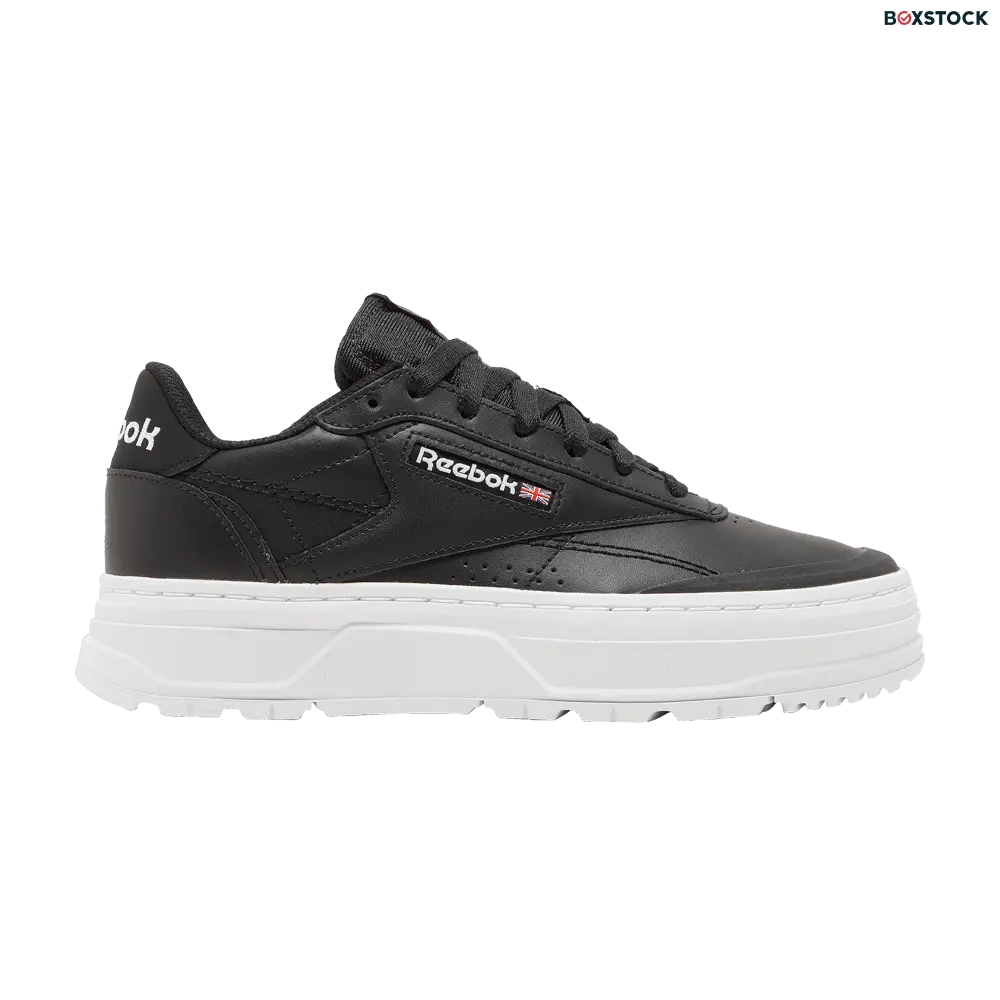 Reebok Club C Double Geo Black White (Women's)