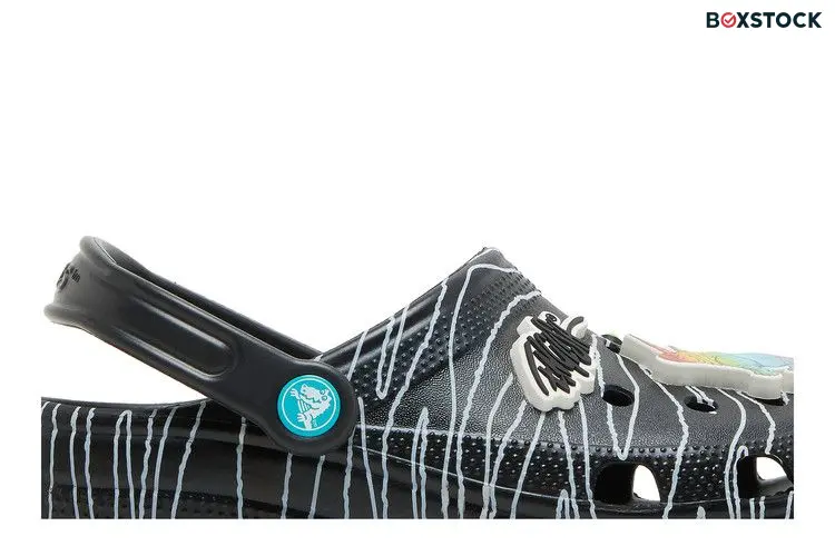 Crocs Ron English x Classic Clog Kids 'Party Animals - Zebra Black'