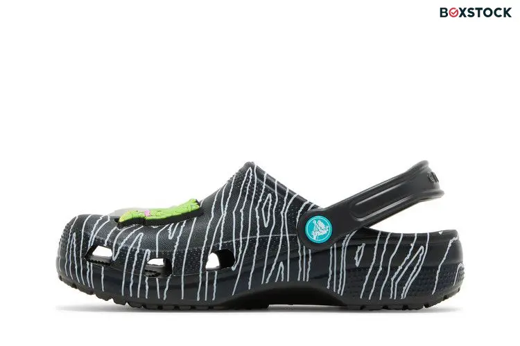 Crocs Ron English x Classic Clog Kids 'Party Animals - Zebra Black'