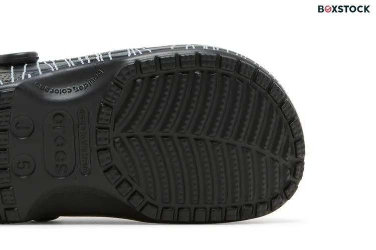 Crocs Ron English x Classic Clog Kids 'Party Animals - Zebra Black'