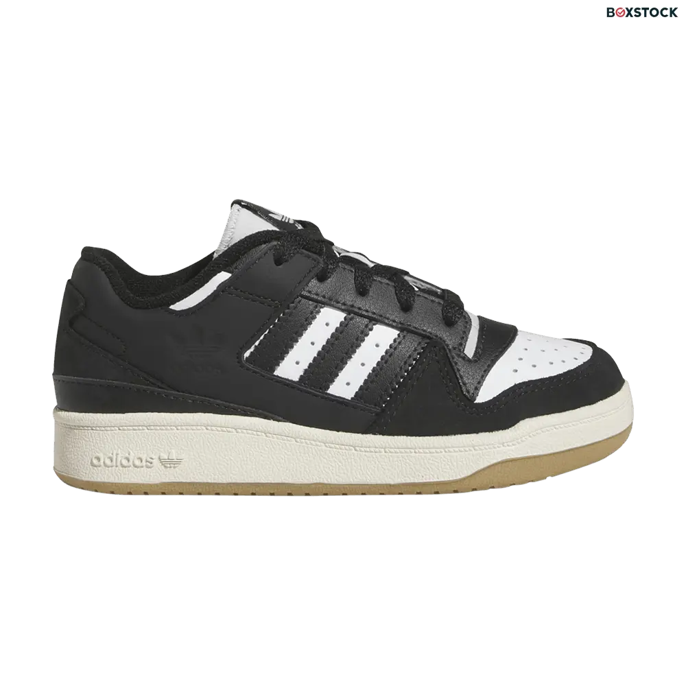 adidas Forum Low Core Black Cloud White Cream White (PS)