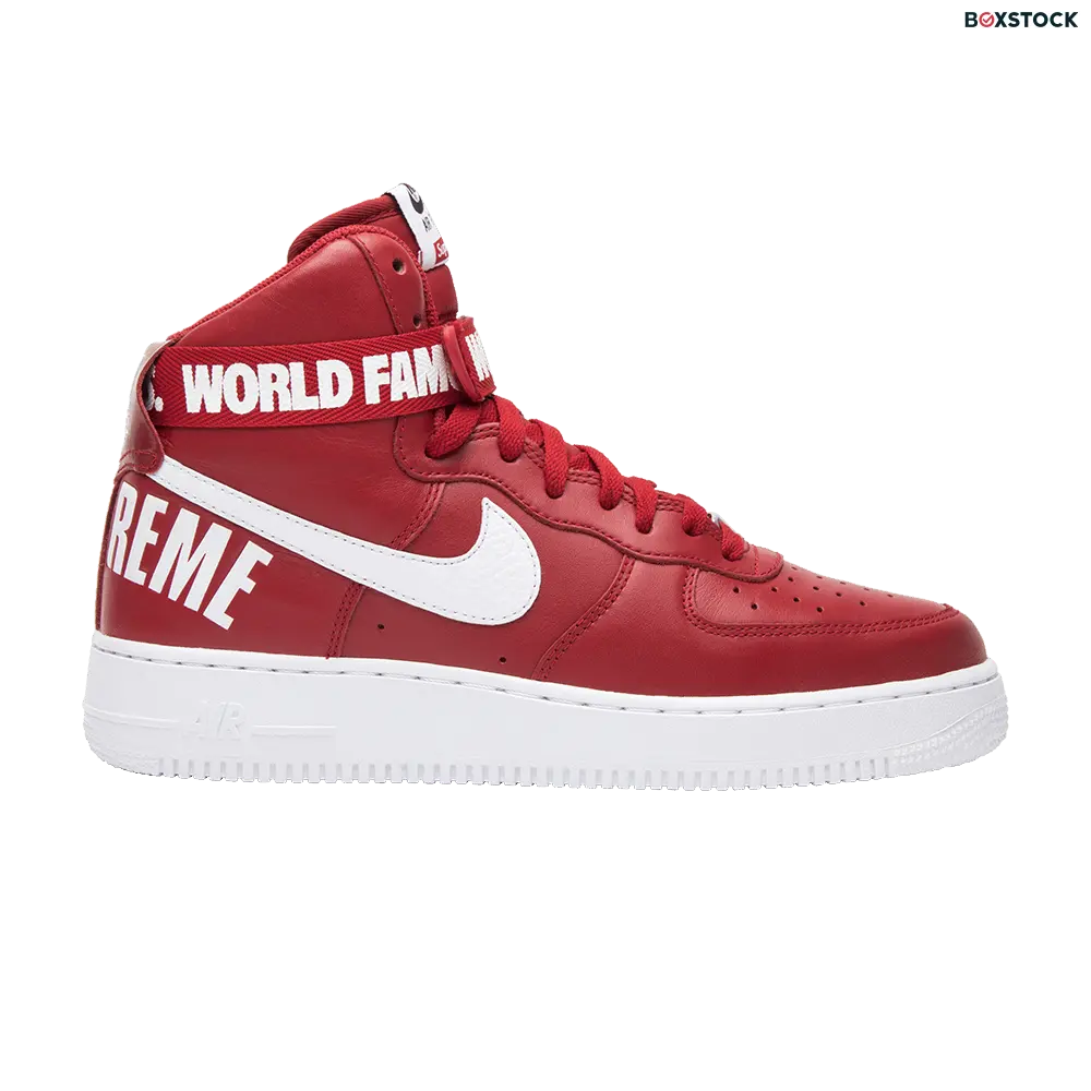 nike Nike Air Force 1 High Supreme World Famous Red