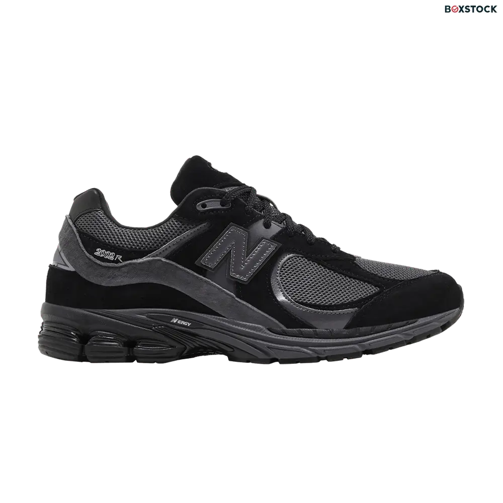 New Balance 2002R Black Dark Grey