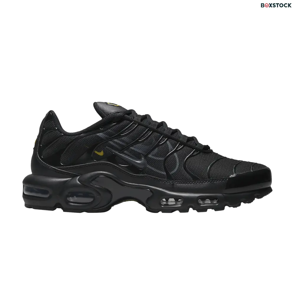 Nike Air Max Plus Black Smoke Grey Solar Flare Dark Smoke Grey