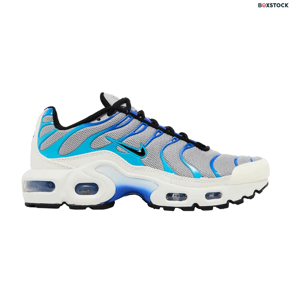 Nike Air Max Plus Light Smoke Grey Blue Lightning Racer Blue Black (GS)