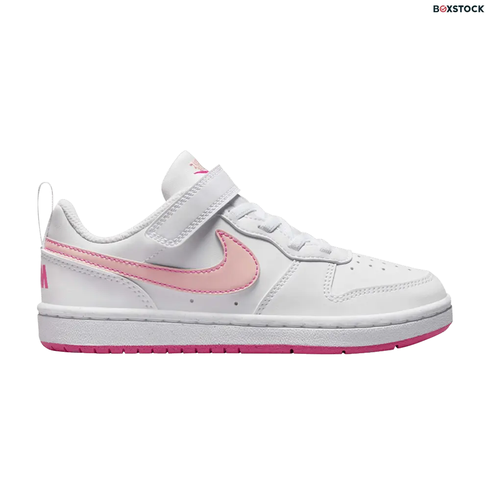 Nike Court Borough Low Recraft White Pinksicle Arctic Orange (PS)