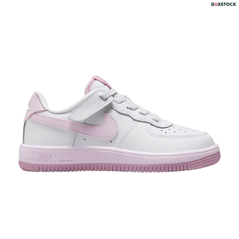 nike Nike Force 1 Low EasyOn White Elemental Pink Pink Foam (PS)