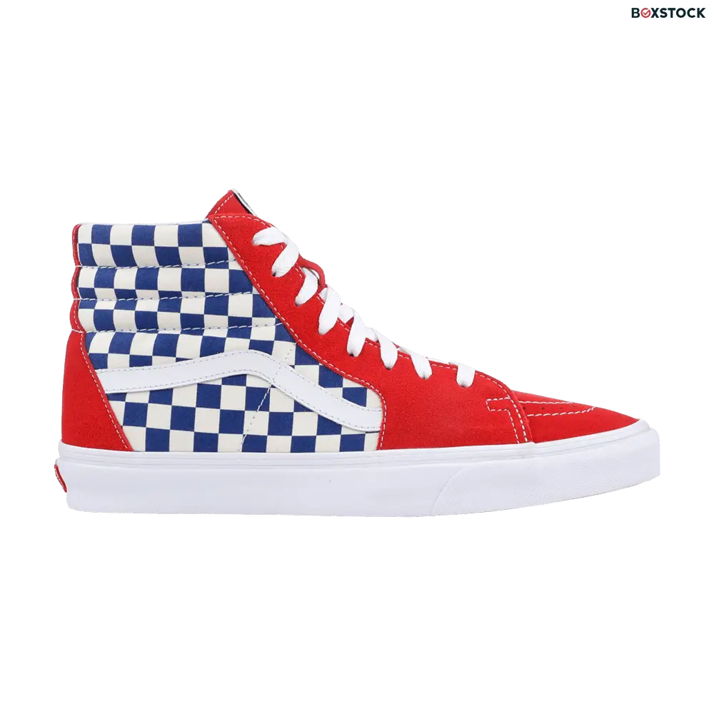 Vans Sk8-Hi BMX Checkerboard True Blue Red
