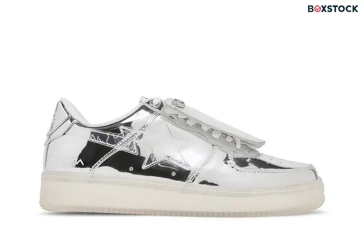 BAPE Hajime Sorayama x Bapesta 'Silver'
