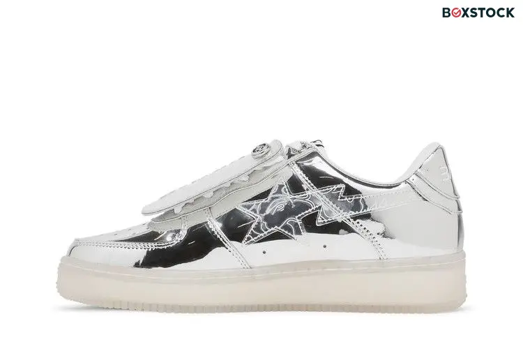 BAPE Hajime Sorayama x Bapesta 'Silver'