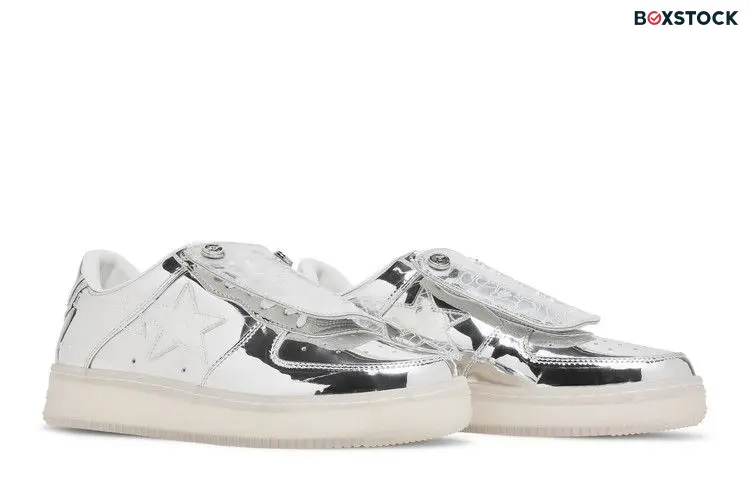 BAPE Hajime Sorayama x Bapesta 'Silver'