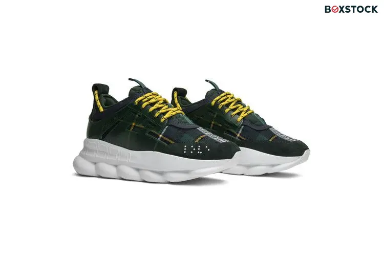 Versace Chain Reaction 'Tartan' Green
