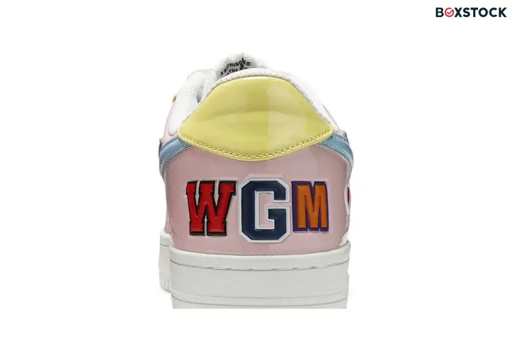 BAPE Bapesta Low M1 'Shark Face - Pink'