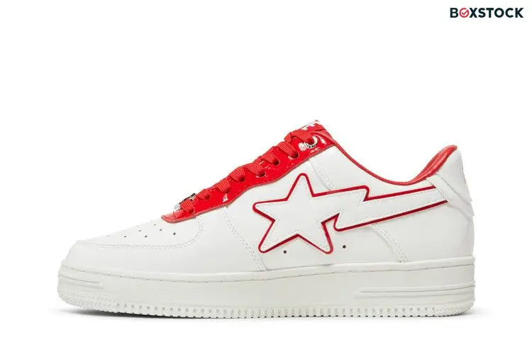 BAPE Bapesta 8 M1 'White Red'