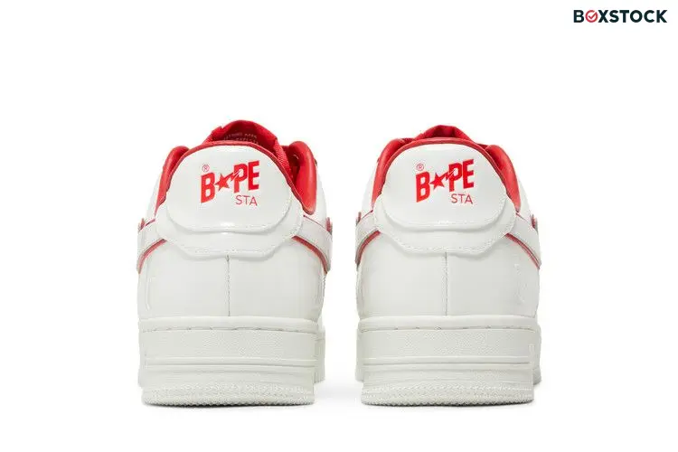 BAPE Bapesta 8 M1 'White Red'