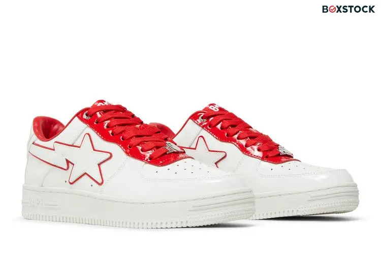 BAPE Bapesta 8 M1 'White Red'