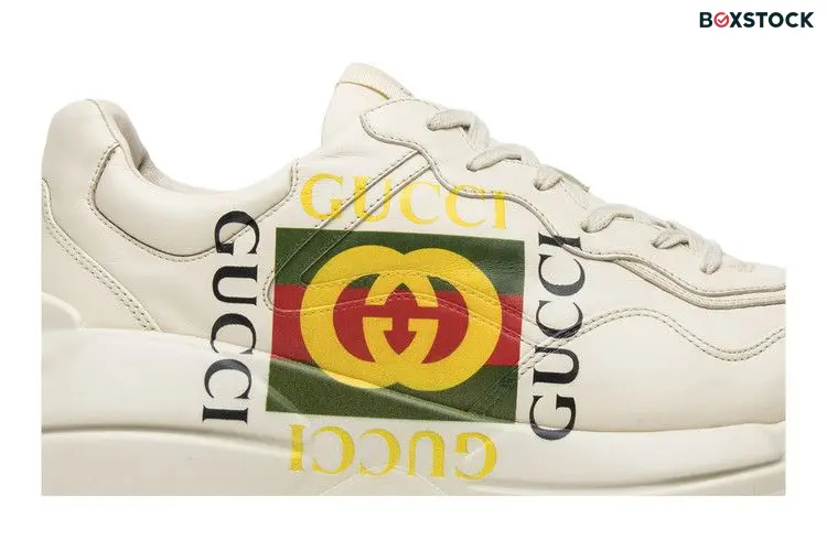 Gucci Rhython Leather Sneaker 'Square Logo' White