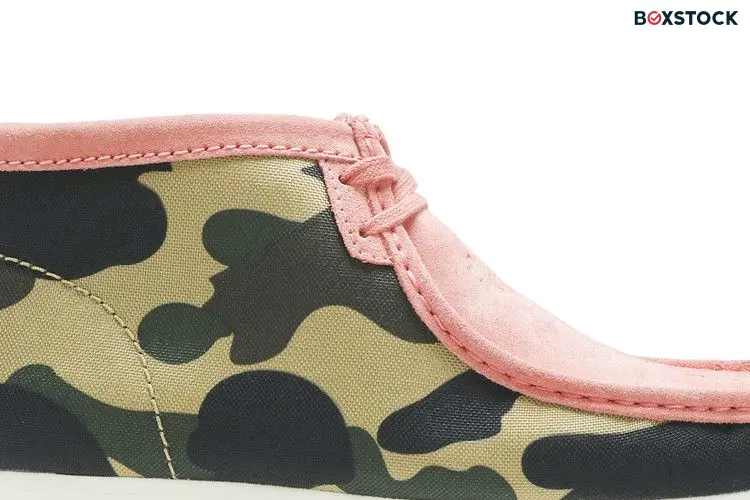 Clarks A Bathing Ape x Wallabee 'Coral Combi' Multi-Color