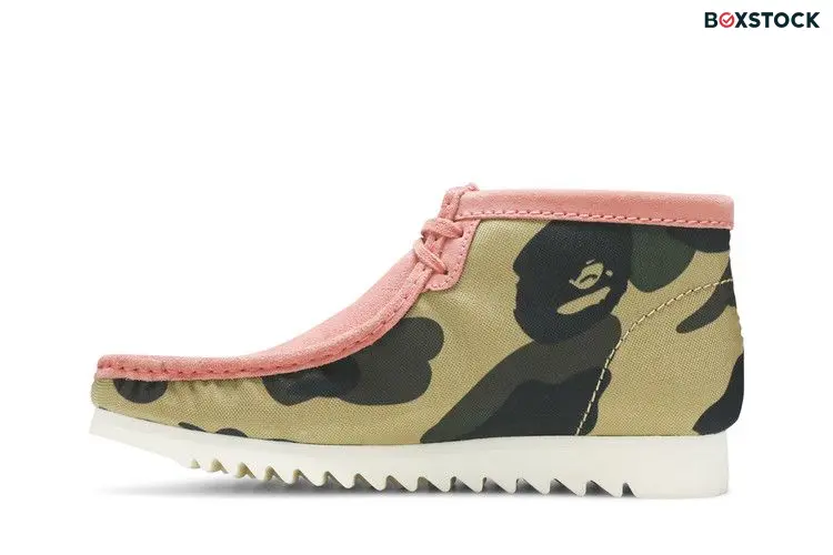 Clarks A Bathing Ape x Wallabee 'Coral Combi' Multi-Color